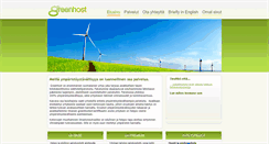 Desktop Screenshot of greenhost.fi