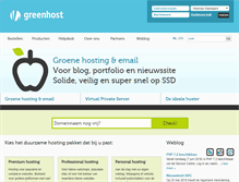 Tablet Screenshot of greenhost.nl